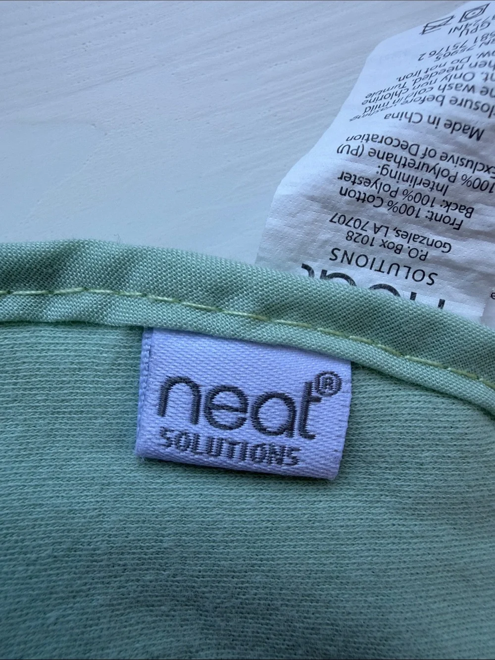 Neat Solutions - 4 pack of Soft Pastel Bibs in Pink Floral, Pastel Blue, & Mint